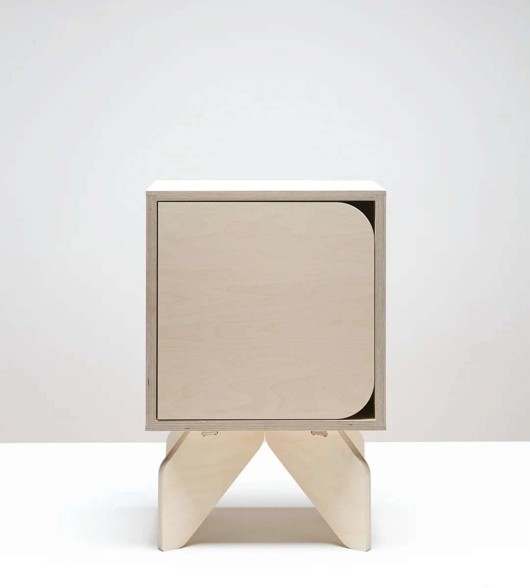 Birch ply bedside table deals